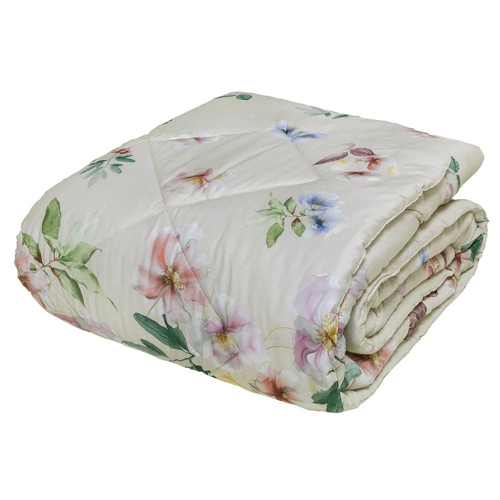 Trapunta Tessitura Randi Bouquet Cotone in Trapunte The King Luxury - San Marcellino, commercioVirtuoso.it
