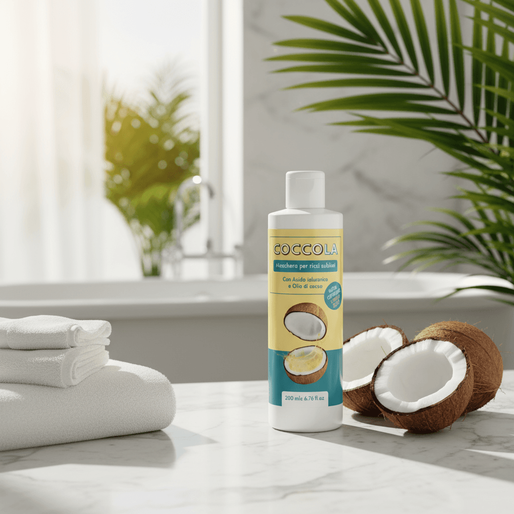 Coccola Maschera Capelli Ricci – Trattamento Professionale con Cheratina – Nutre, Districa e Idrata – Per Capelli Secchi, Crespi e Ribelli – 200ml – AlohaLabs in Maschere per capelli BasketGuru Italia - Palermo, commercioVirtuoso.it