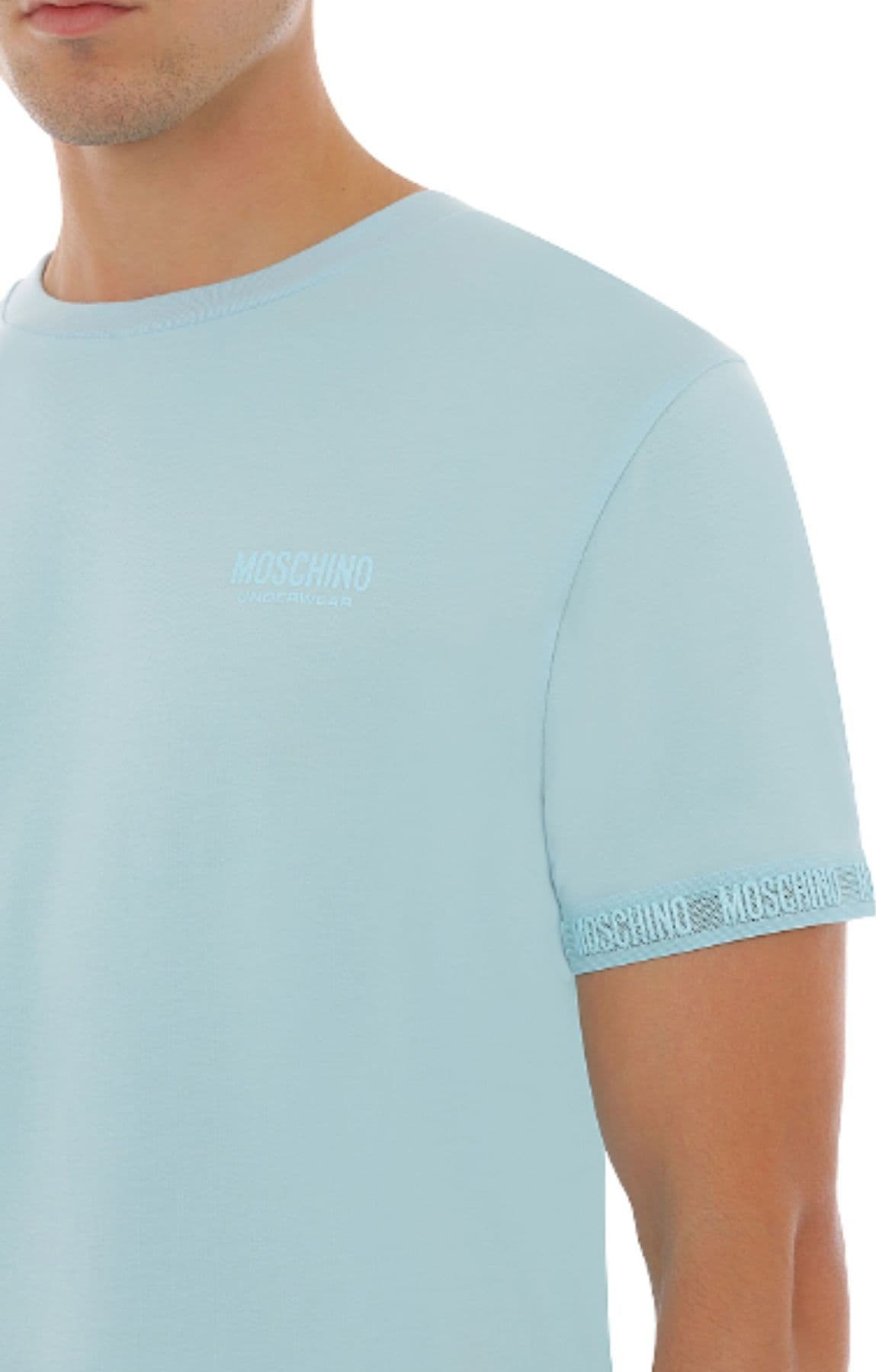 moschino T-SHIRT BANDA LOGATA da uomo in T-shirt Drestige - Casamassima, commercioVirtuoso.it