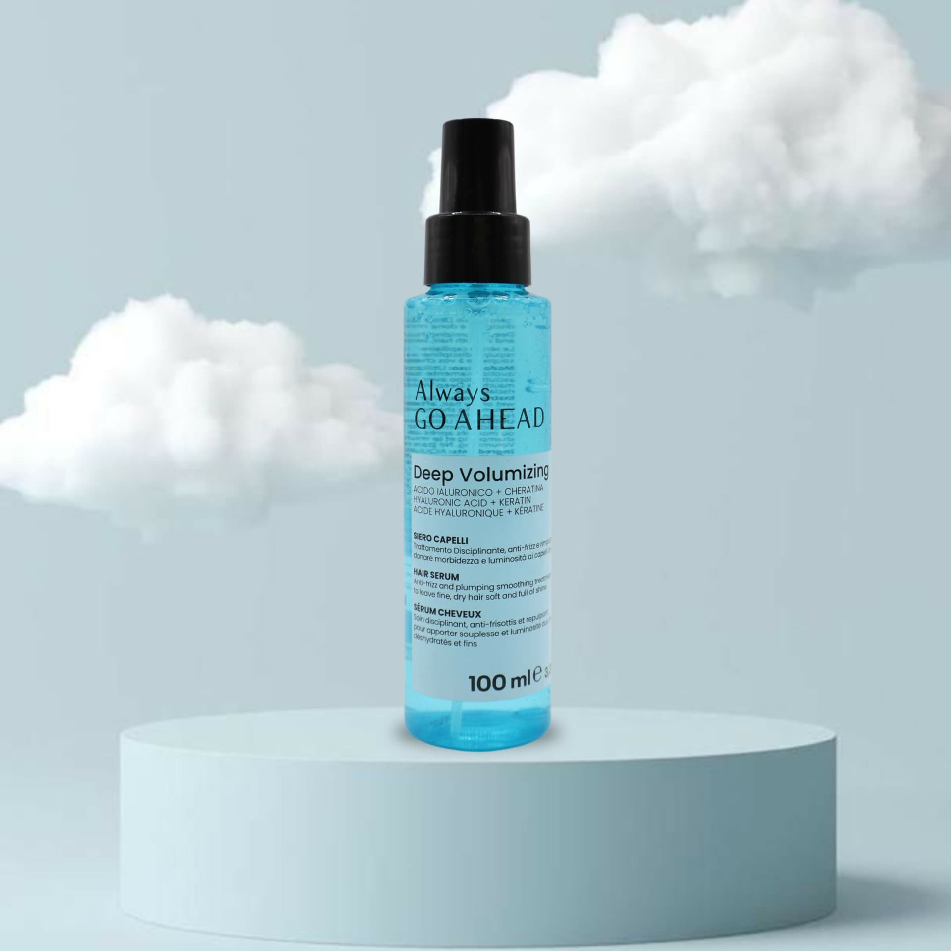 Siero Capelli Volumizzante e Disciplinante Acido Ialuronico e Cheratina - Always GO AHEAD - 100ml in Lacche e spray per capelli BasketGuru Italia - Palermo, commercioVirtuoso.it