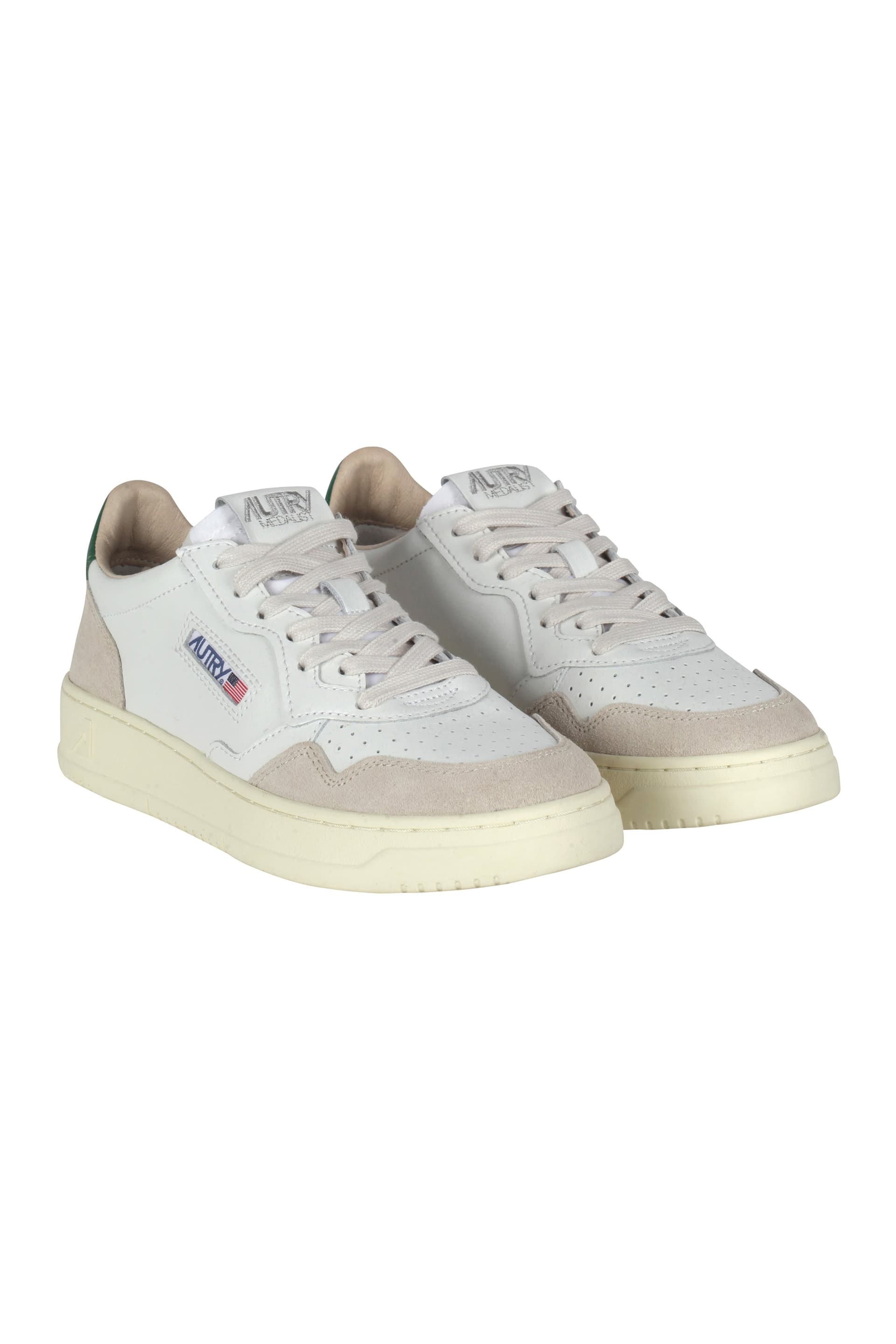 AUTRY Autry - Sneakers - 470517 - Beige/Verde da donna in Sneaker casual Drestige - Casamassima, commercioVirtuoso.it