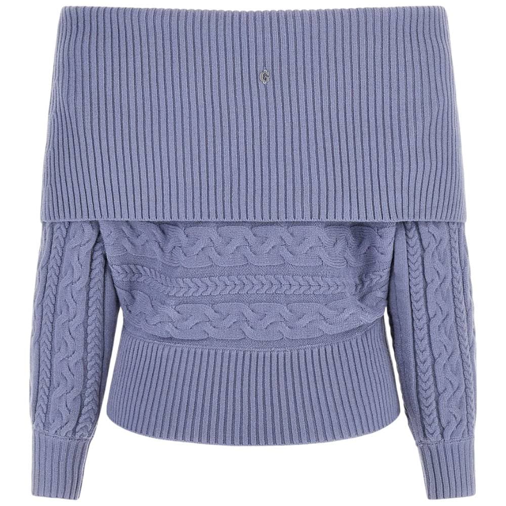 Guess maglione a trecce scollo Bardot W5BR55Z2ZK2G7HZ in Maglioni Prodotti di Classe - Nocera Superiore, commercioVirtuoso.it