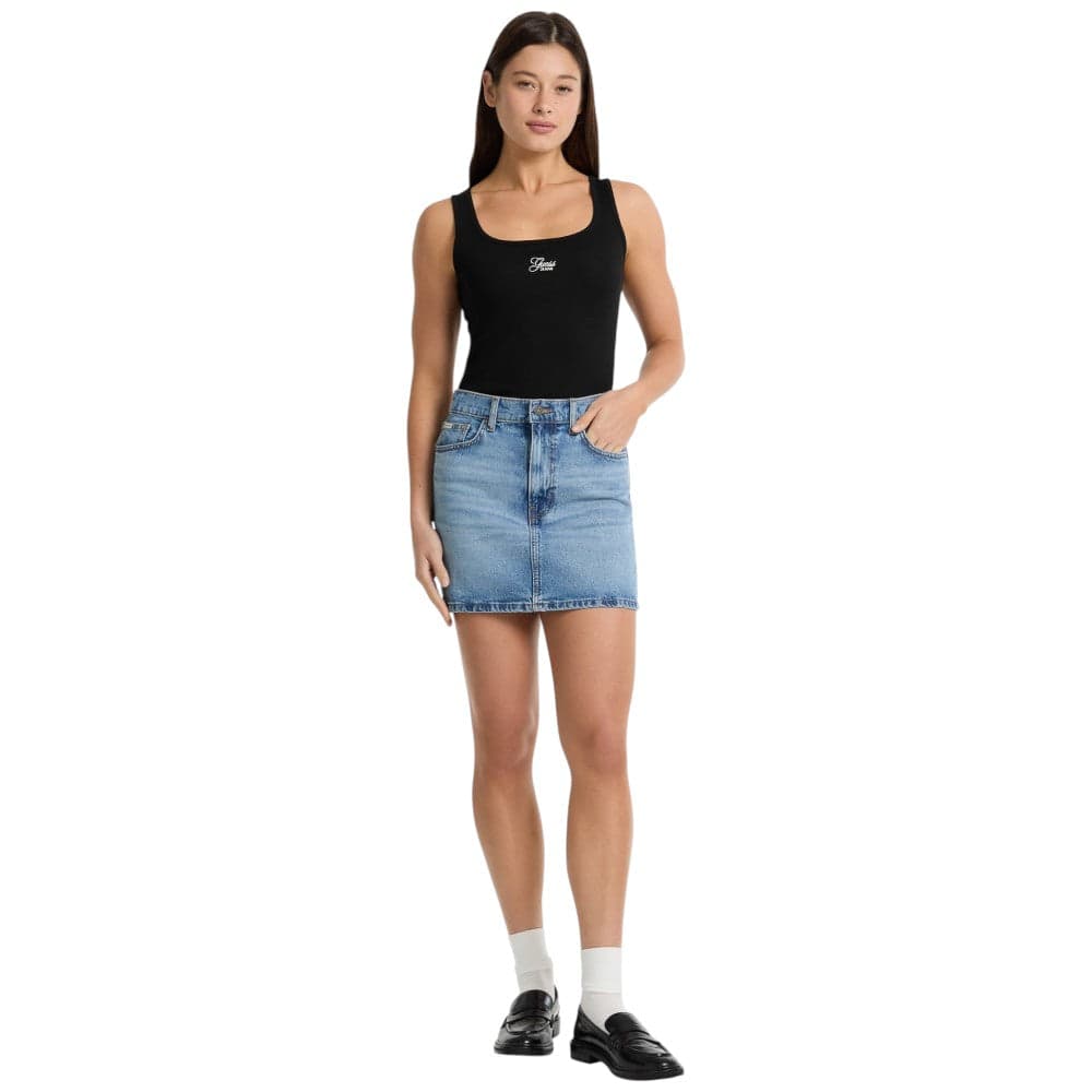 Guess Jeans minigonna in denim W5GD0Q D5M4A GJER Gonne Guess Jeans