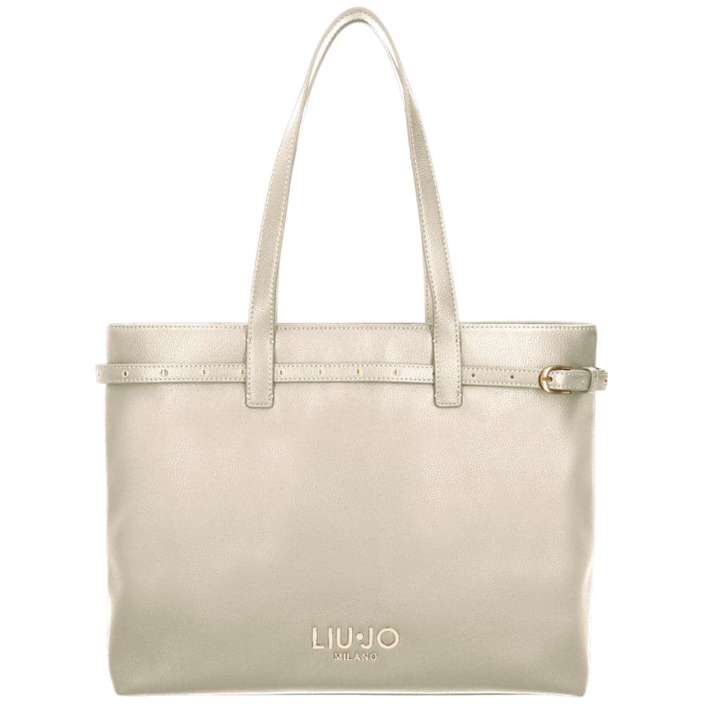 Liu Jo borsa tote con cintura crema linea Evrim AA5135E0033