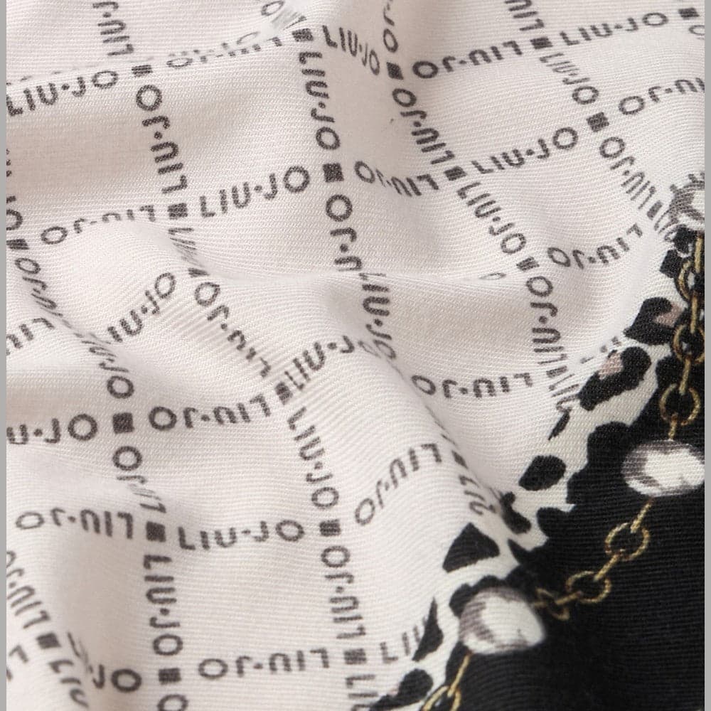 Liu Jo sciarpa nera animalier 70X180 2F5081T0300 in Sciarpe Prodotti di Classe - Nocera Superiore, commercioVirtuoso.it