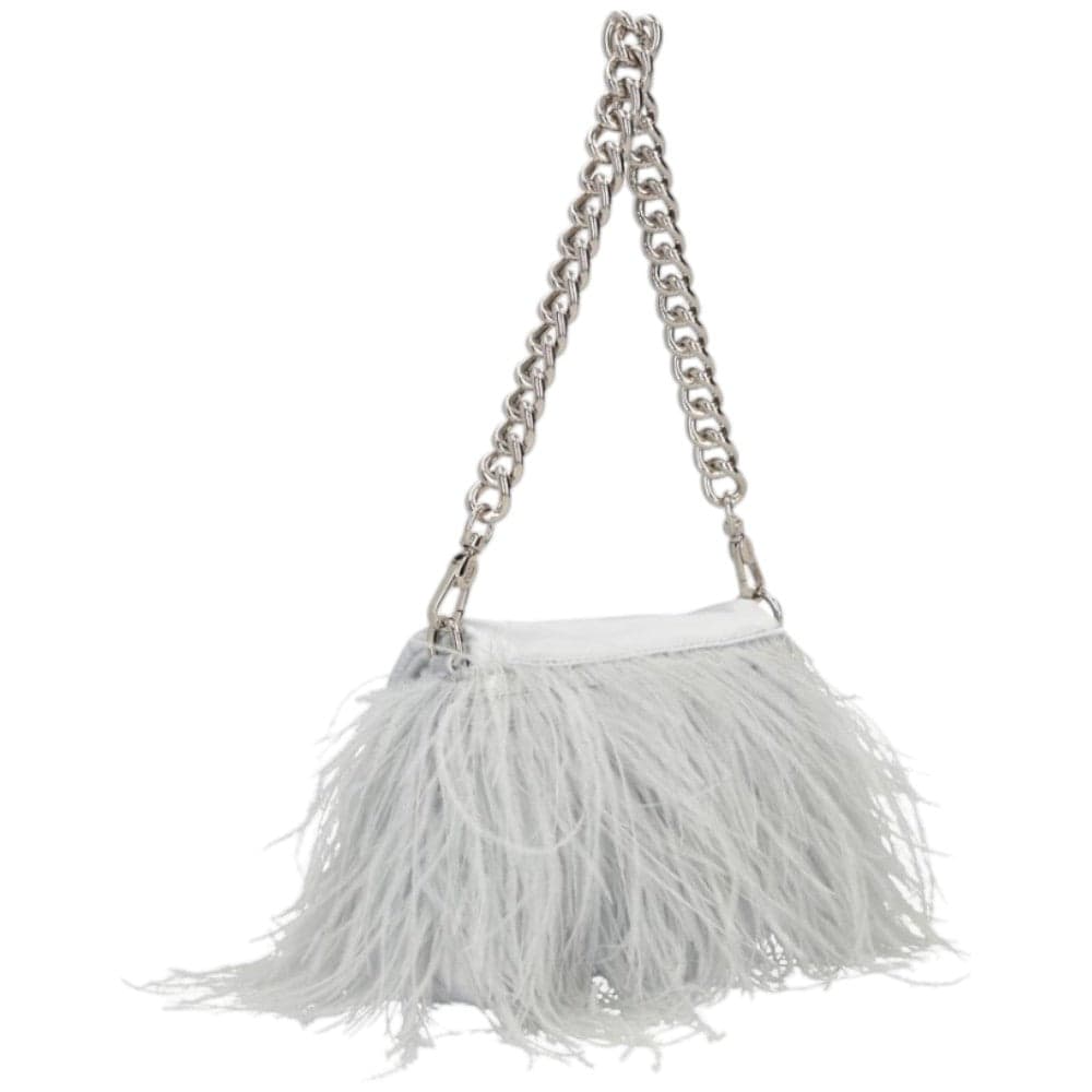Liu Jo borsa a tracolla azzurro cielo con piume crossbody LaPuffy AA5269P0347 Borse Liu Jo