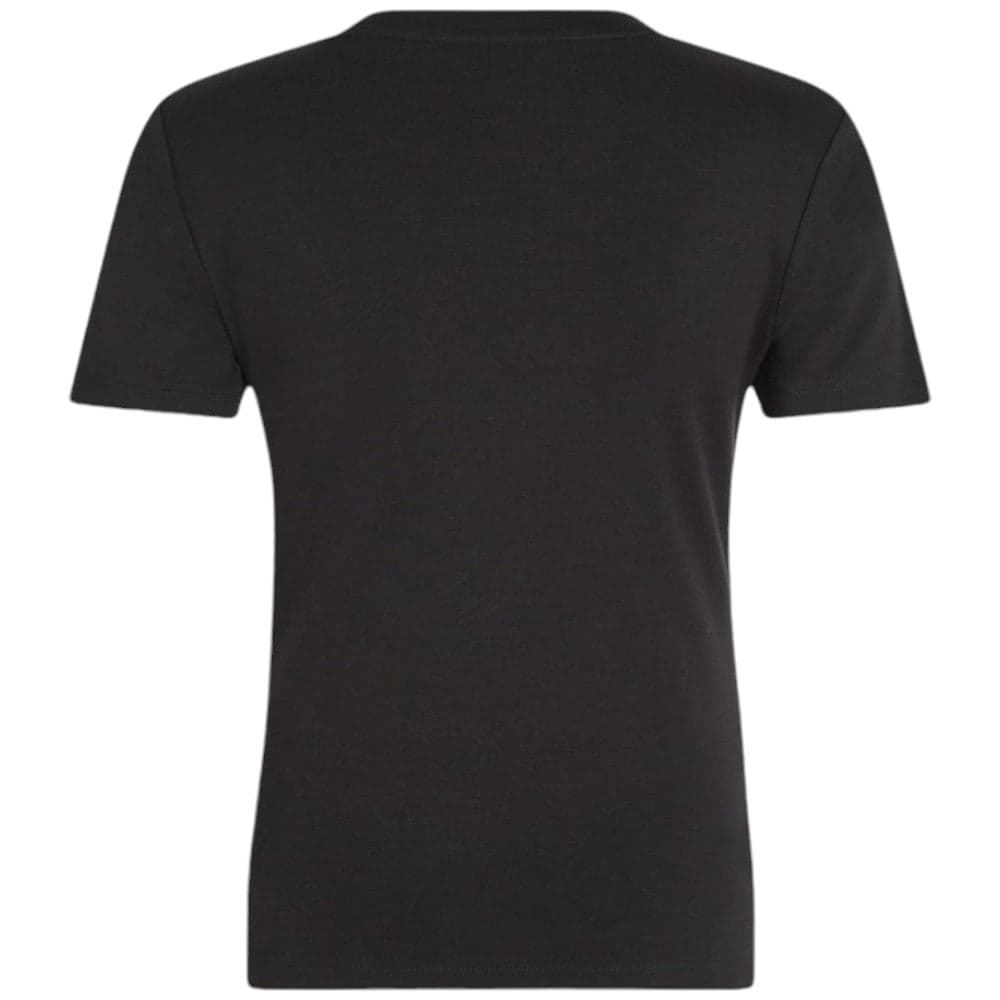 Tommy Hilfiger donna t-shirt nera WW0WW40587 T-shirt Tommy Hilfiger