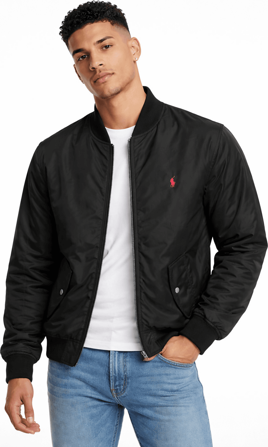 Polo Ralph Lauren Giacca Leggera Uomo Impermeabile Bomber Uomo Pony Ricamato Tasche E Zip in Giacche Euforia - Bronte, commercioVirtuoso.it