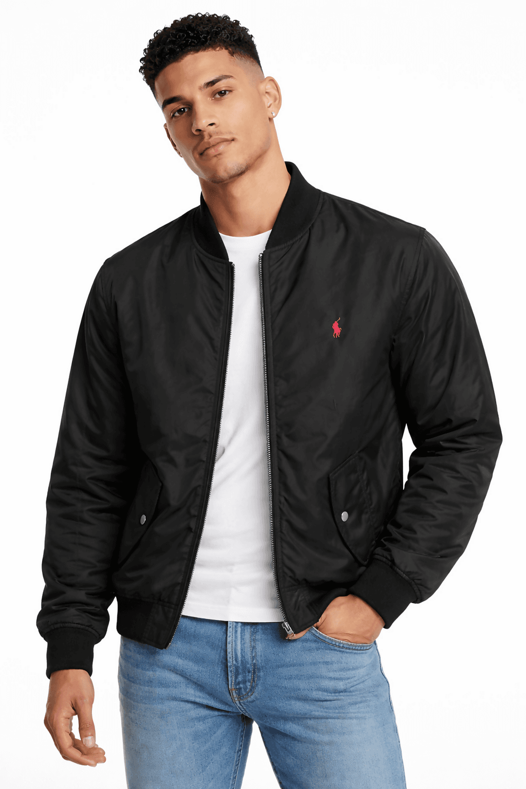 Polo Ralph Lauren Giacca Leggera Uomo Impermeabile Bomber Uomo Pony Ricamato Tasche E Zip in Giacche Euforia - Bronte, commercioVirtuoso.it