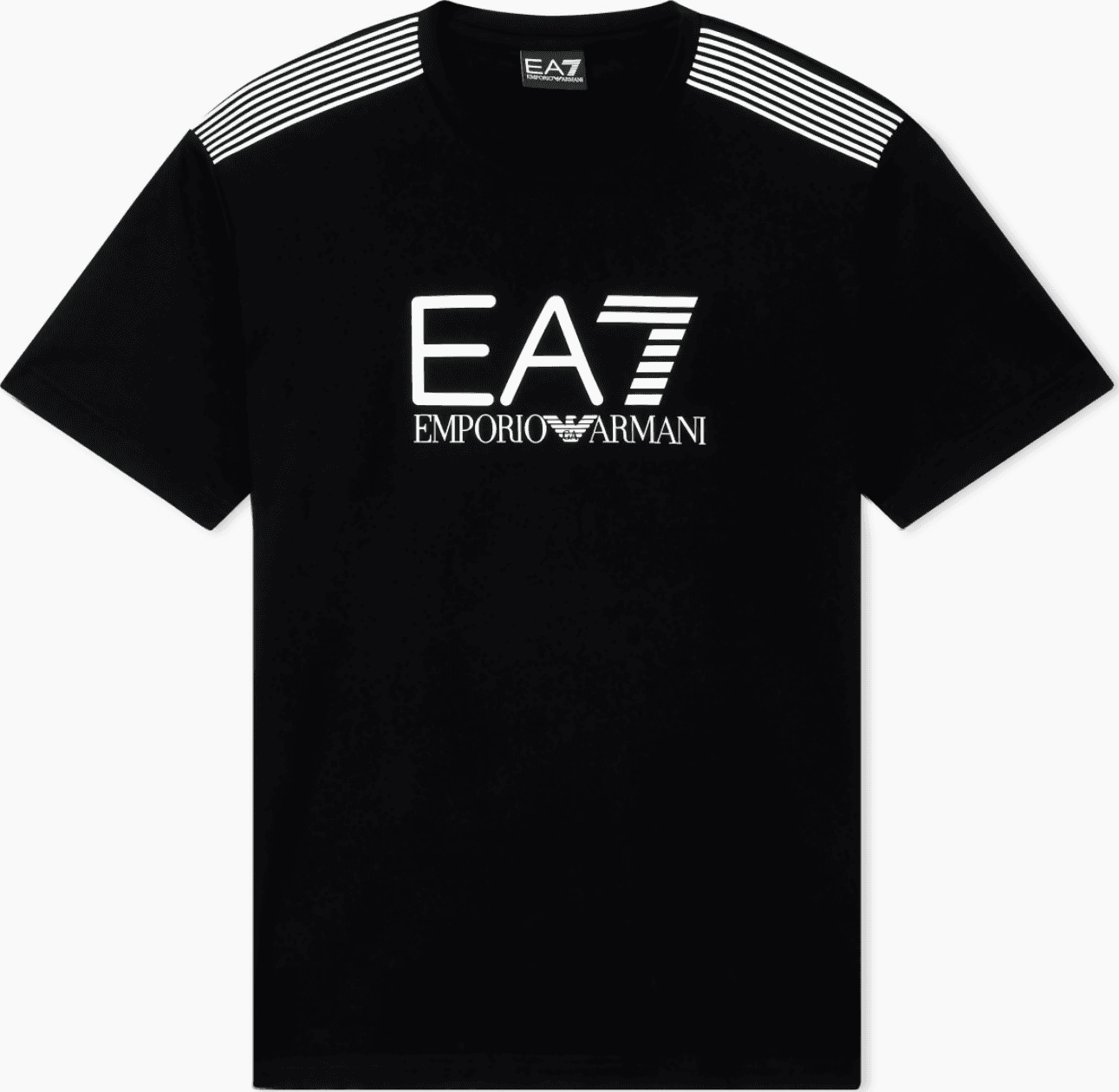 Emporio Armani T-Shirt Uomo Girocollo 7 Lines in Jersey Di Misto Cotone Asv in T-shirt Euforia - Bronte, commercioVirtuoso.it