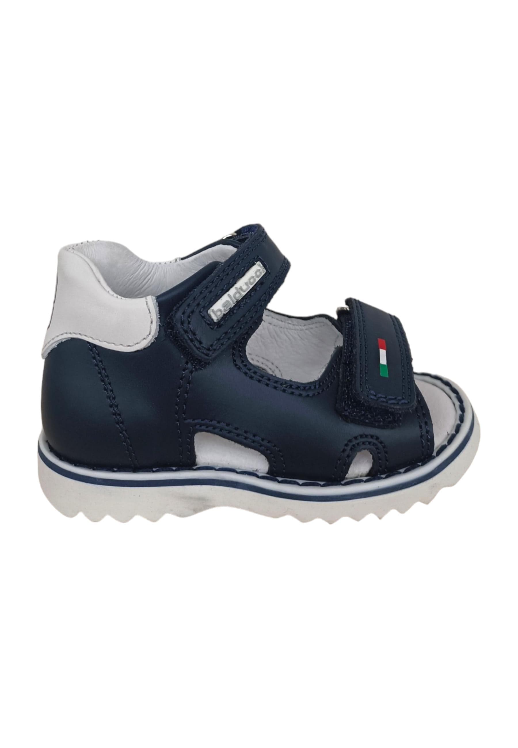 Scarpe sandalo tallonato Bambini balducci CITA  blue-bianco velcro - 6