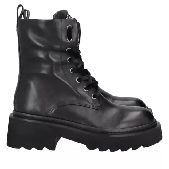 ToscaBlu Donna Stivaletto Lea in pelle con maxi pietra colore nero in Stivali Cantali Calzature - Randazzo, commercioVirtuoso.it