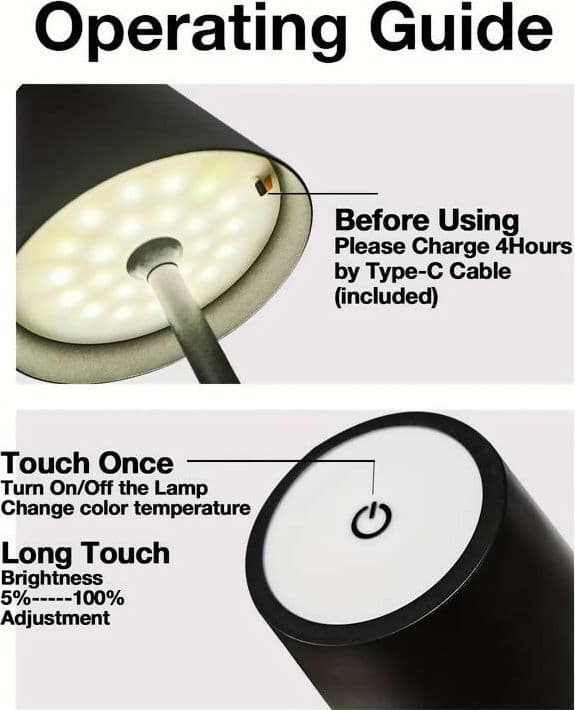 lampada da tavolo led ricaricabile a batteria touch dimmerabile bar hotel in Lampadari SF Design - Castellammare Di Stabia, commercioVirtuoso.it
