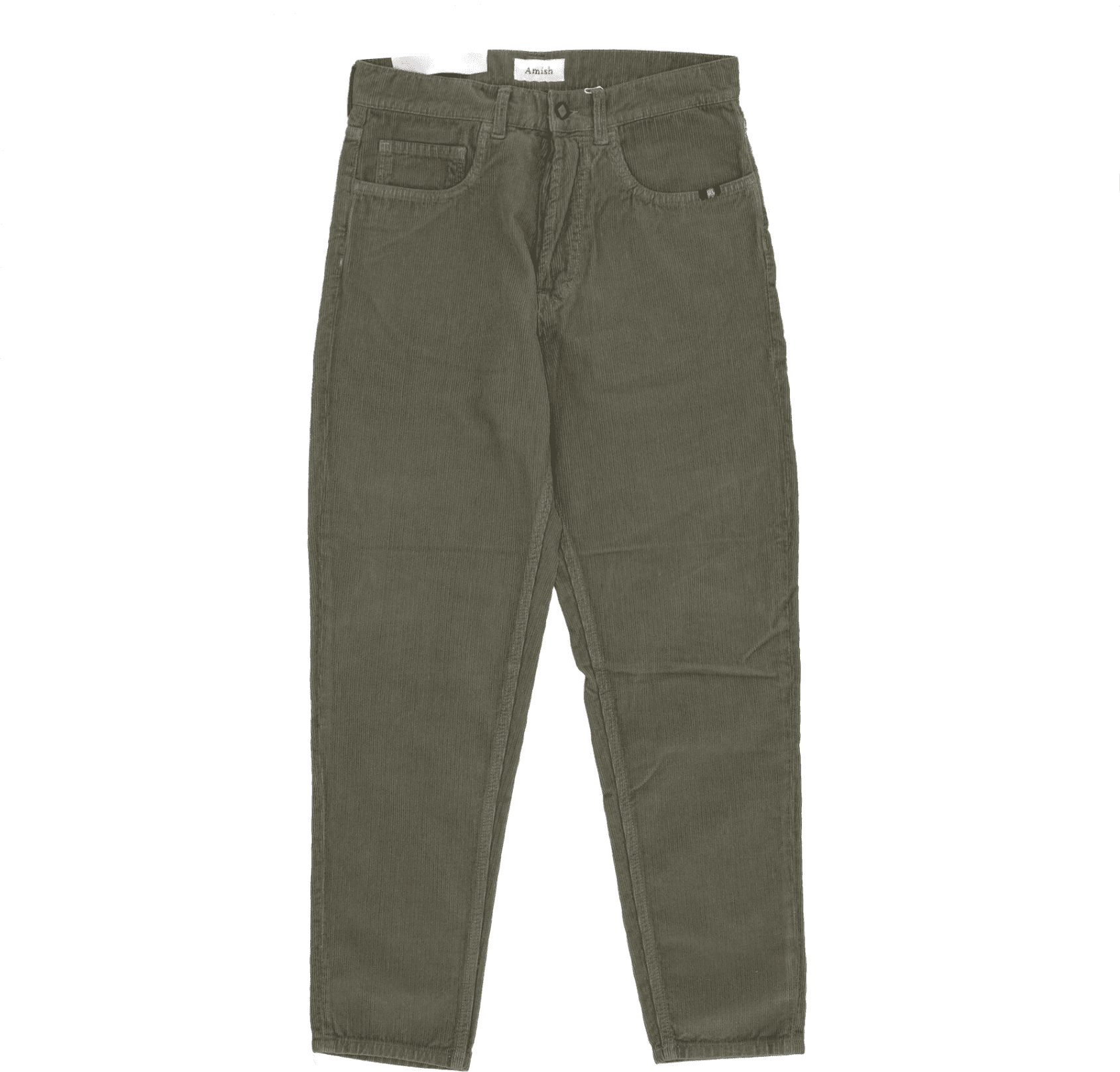 AMISH Pantalone Lungo Uomo Jeremiah Corduroy Tinto Olive Branch da uomo in Pantaloni sportivi Drestige - Casamassima, commercioVirtuoso.it