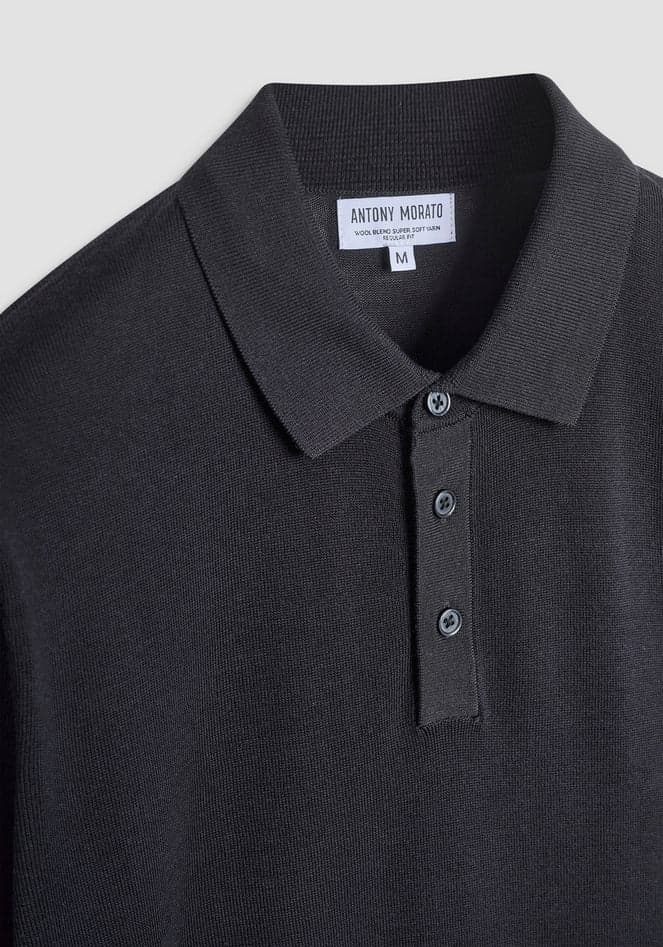 Antony Morato polo uomo nero da uomo in Polo Drestige - Casamassima, commercioVirtuoso.it