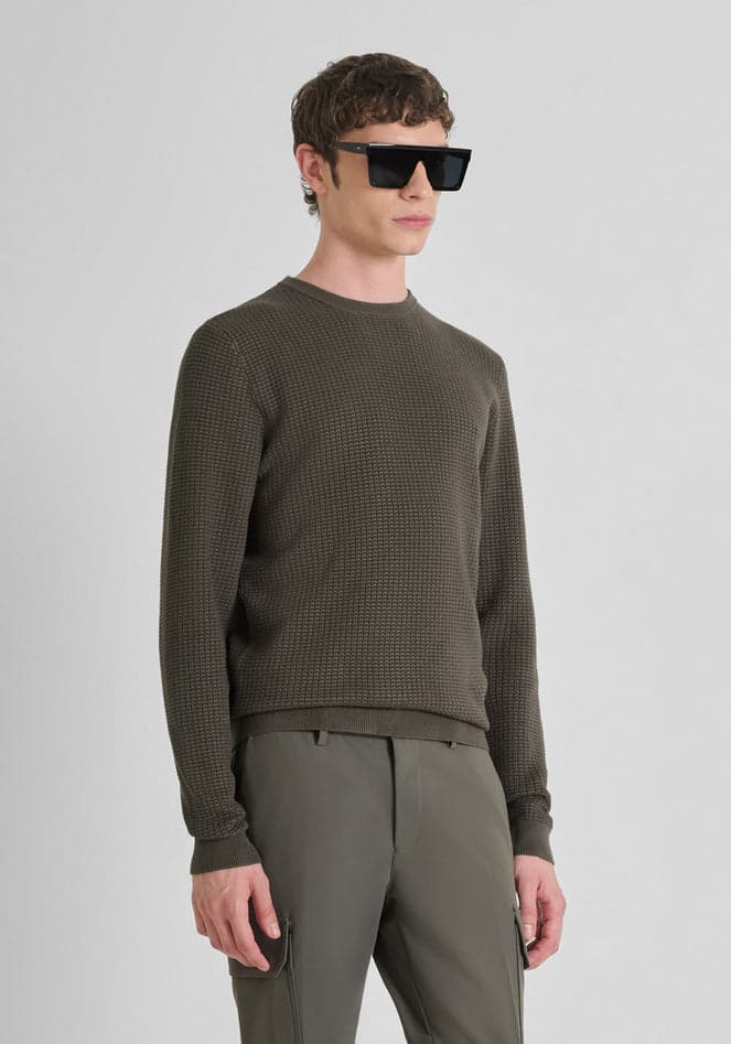 Antony Morato maglia uomo verde militare da uomo in T-shirt Drestige - Casamassima, commercioVirtuoso.it