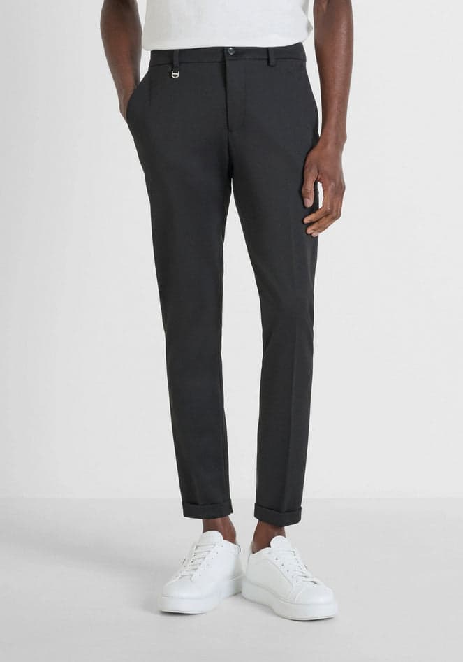 Antony Morato pantaloni uomo nero da uomo in Pantaloni Drestige - Casamassima, commercioVirtuoso.it