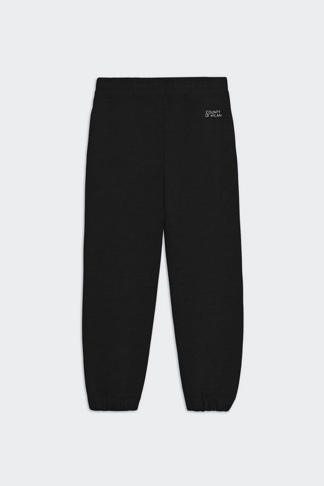 COUNTY OF MILAN KIDS pantaloni bambino nero da bambino in Pantaloni da ginnastica Drestige - Casamassima, commercioVirtuoso.it