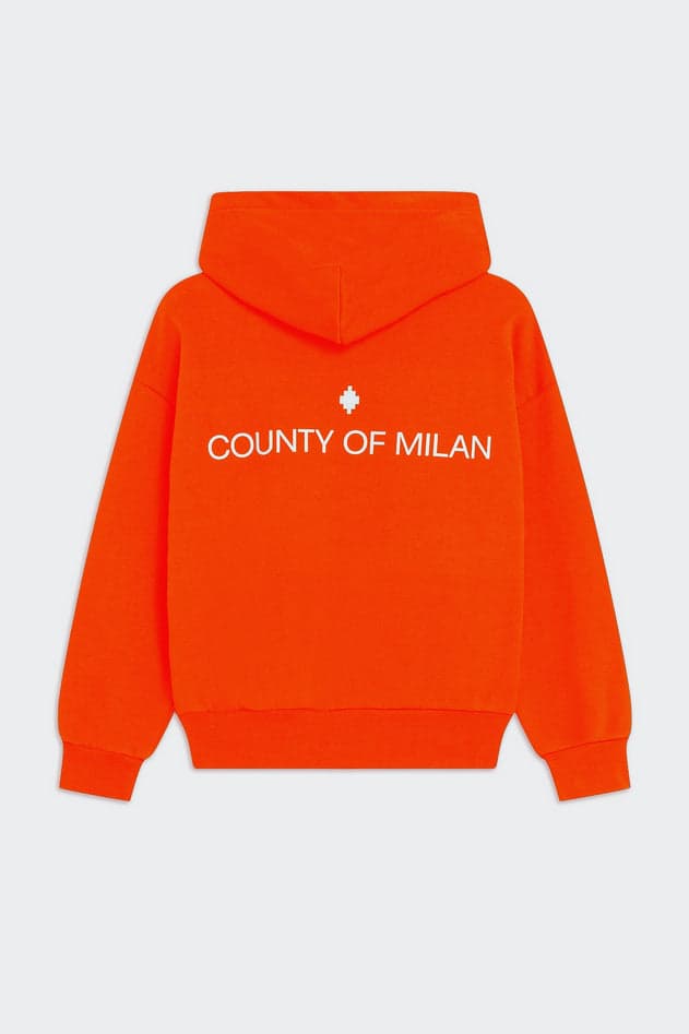 COUNTY OF MILAN KIDS felpa bambino arancione da bambino in Felpe senza cappuccio Drestige - Casamassima, commercioVirtuoso.it
