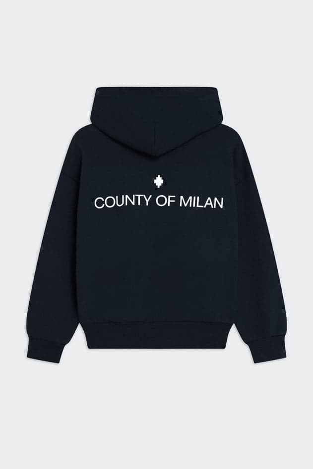 COUNTY OF MILAN KIDS felpa bambino nero da bambino in Felpe senza cappuccio Drestige - Casamassima, commercioVirtuoso.it