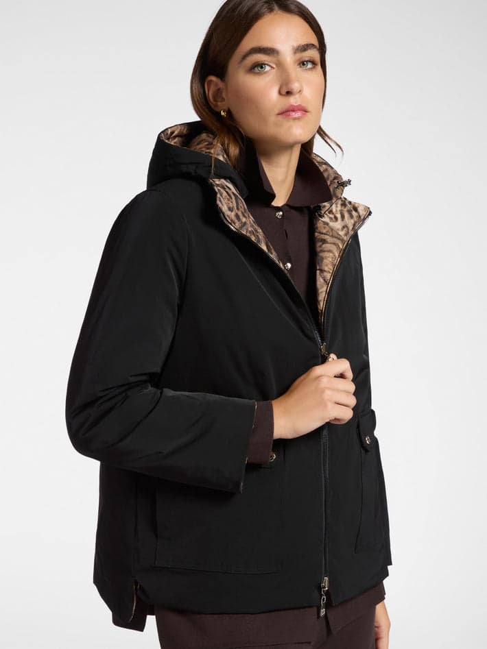E.MIRO piumino reversibile donna leopardato da donna in Giacche Drestige - Casamassima, commercioVirtuoso.it