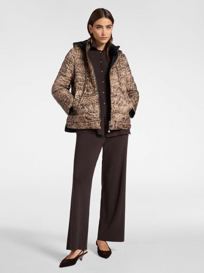E.MIRO piumino reversibile donna leopardato da donna in Giacche Drestige - Casamassima, commercioVirtuoso.it