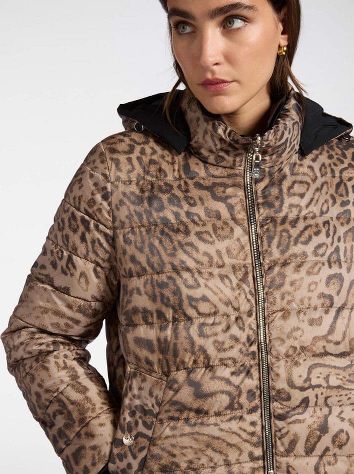 E.MIRO piumino reversibile donna leopardato da donna in Giacche Drestige - Casamassima, commercioVirtuoso.it