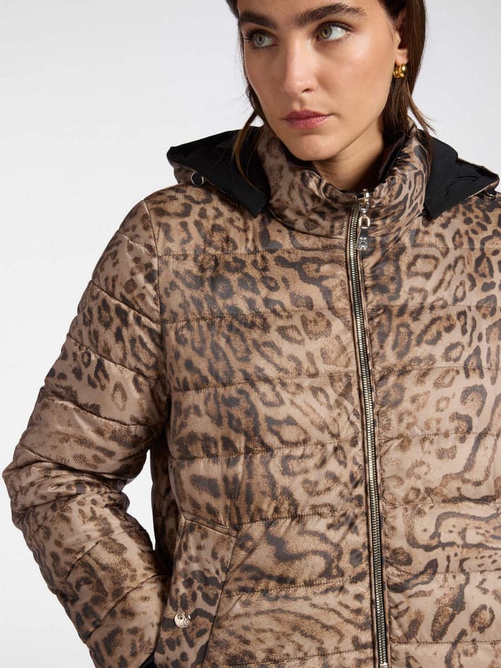 E.MIRO piumino reversibile donna leopardato da donna in Giacche Drestige - Casamassima, commercioVirtuoso.it