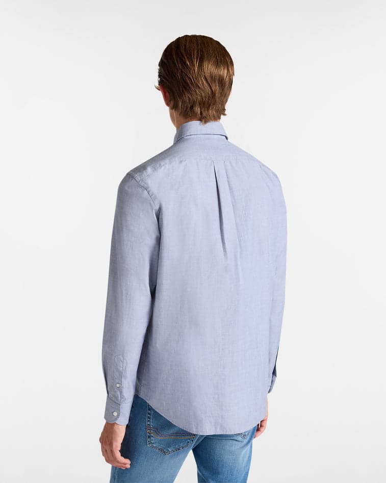 Harmont&amp;blaine camicia uomo blu navy da uomo in Camicie casual Drestige - Casamassima, commercioVirtuoso.it