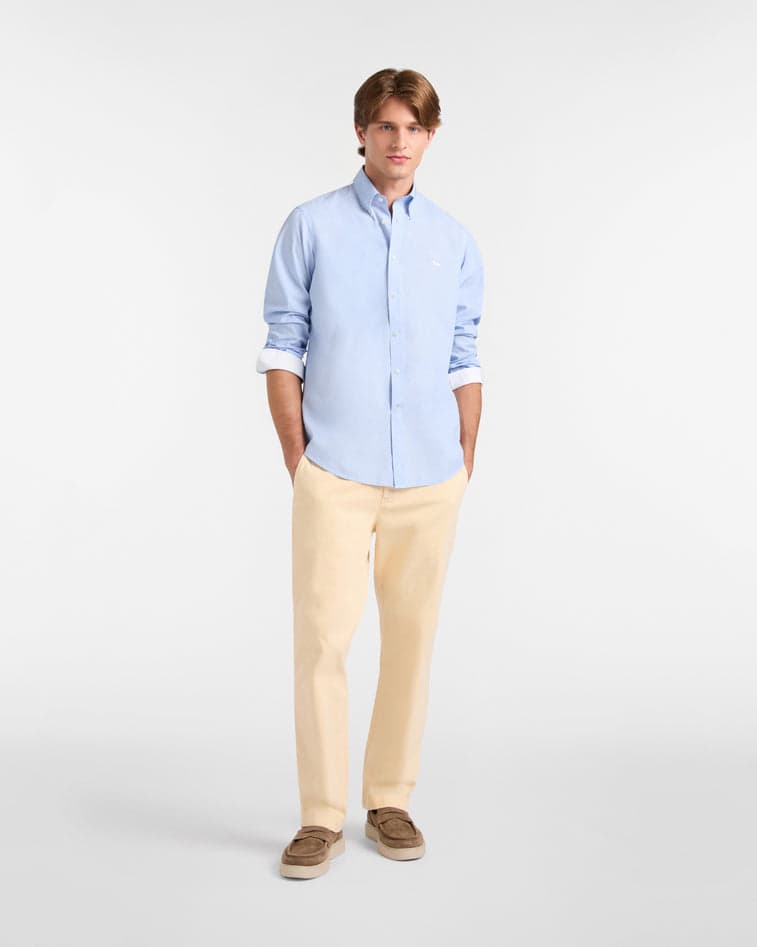 Harmont&amp;blaine camicia uomo sky da uomo in Camicie casual Drestige - Casamassima, commercioVirtuoso.it