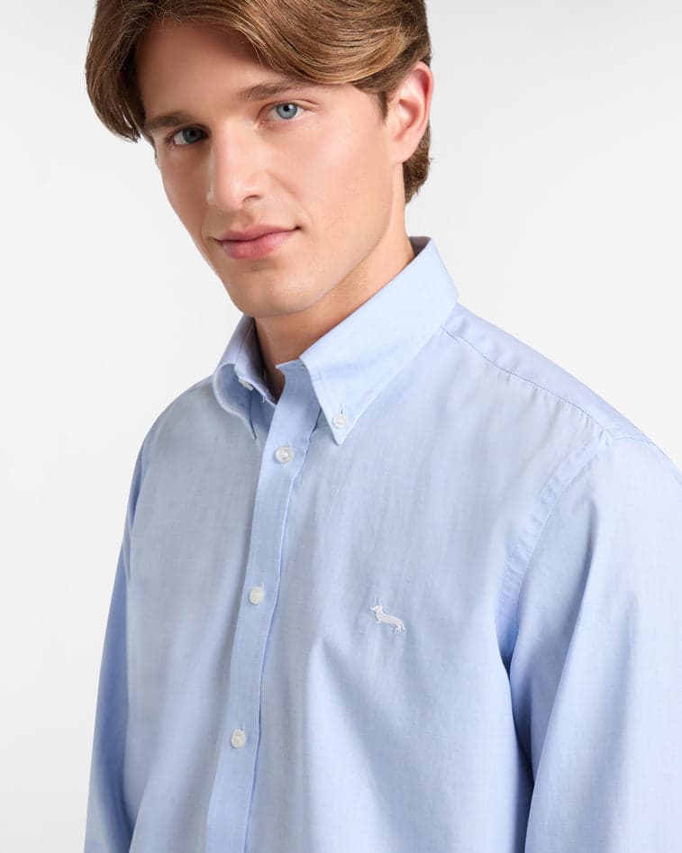 Harmont&amp;blaine camicia uomo sky da uomo in Camicie casual Drestige - Casamassima, commercioVirtuoso.it