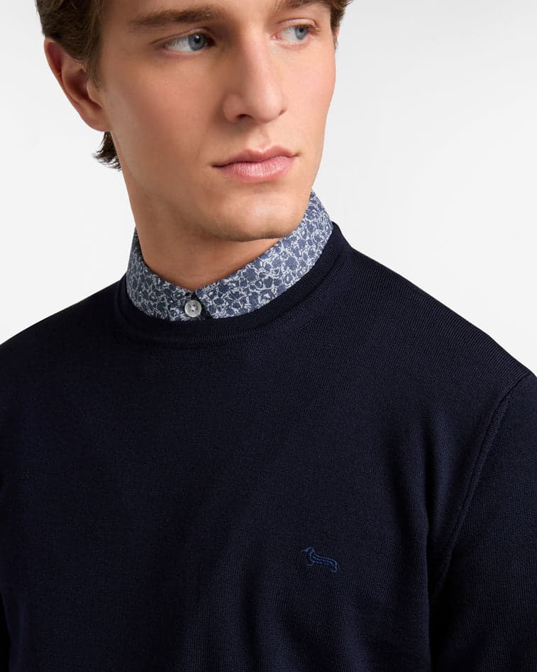 Harmont&amp;blaine pullover uomo blu navy da uomo in Maglioni Drestige - Casamassima, commercioVirtuoso.it