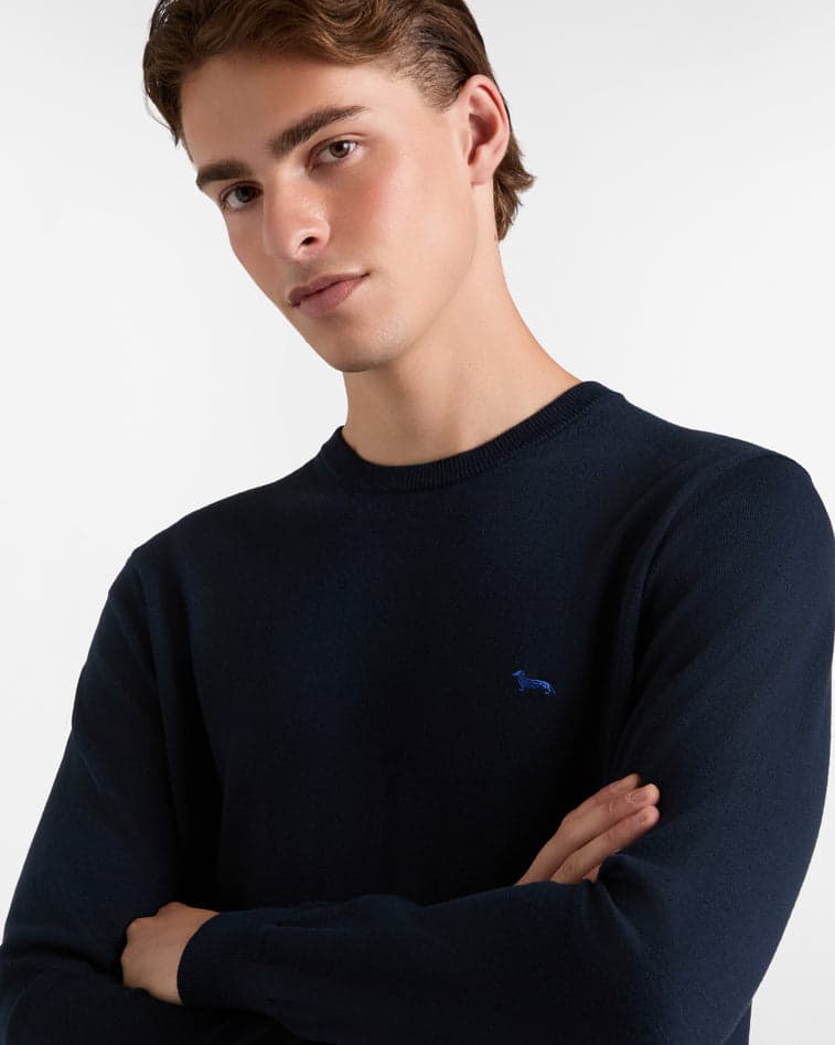 Harmont&amp;blaine pullover uomo blu navy da uomo in Maglioni Drestige - Casamassima, commercioVirtuoso.it