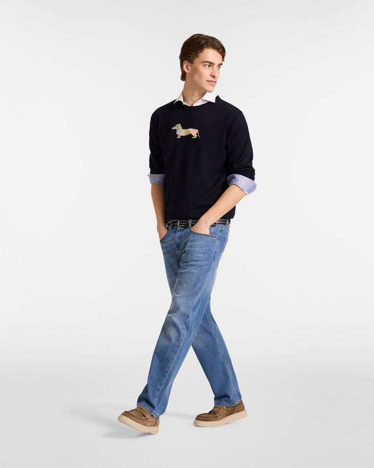 Harmont&amp;blaine pullover uomo blu navy da uomo in Maglioni Drestige - Casamassima, commercioVirtuoso.it