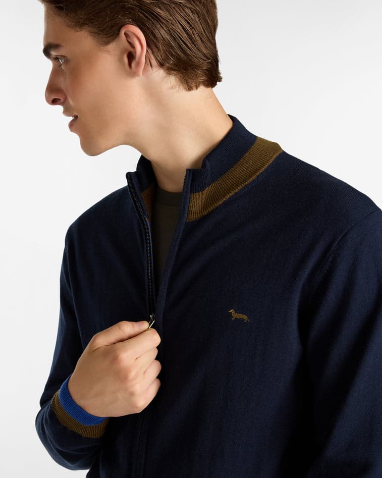 Harmont&amp;blaine pullover uomo blu navy da uomo in Maglioni Drestige - Casamassima, commercioVirtuoso.it