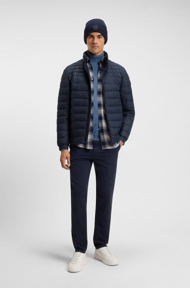 Hugo Boss giubbotto uomo blu scuro da uomo in Giacche Drestige - Casamassima, commercioVirtuoso.it