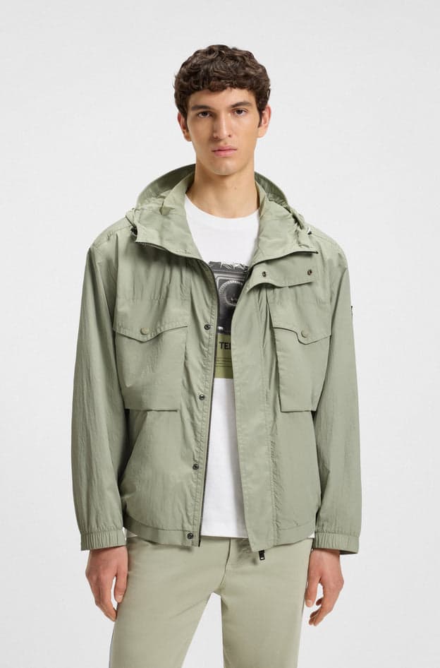 Hugo Boss giubbino uomo verde chiaro da uomo in Giacche Drestige - Casamassima, commercioVirtuoso.it