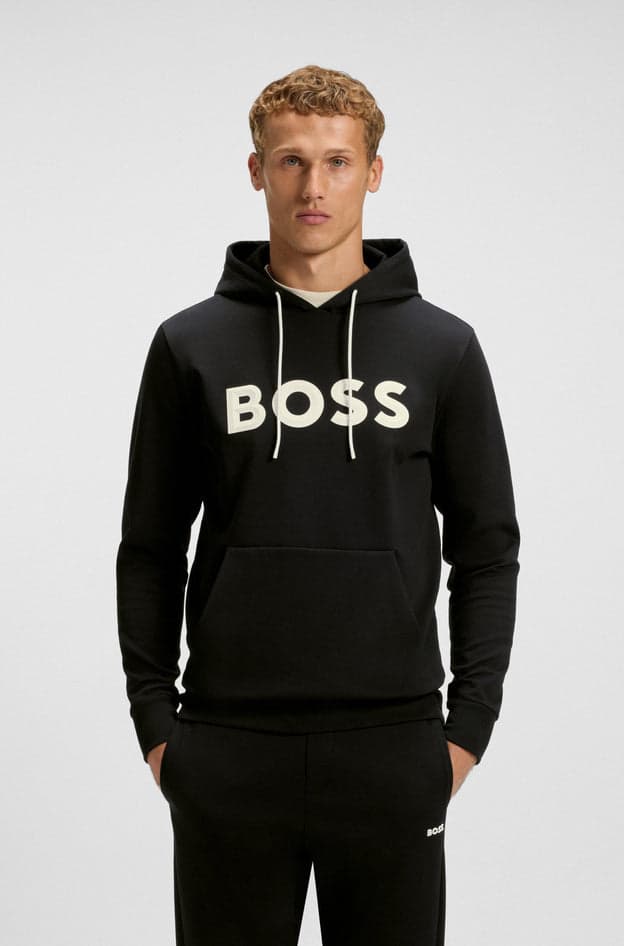 Hugo Boss felpa uomo nero da uomo in Felpe senza cappuccio Drestige - Casamassima, commercioVirtuoso.it