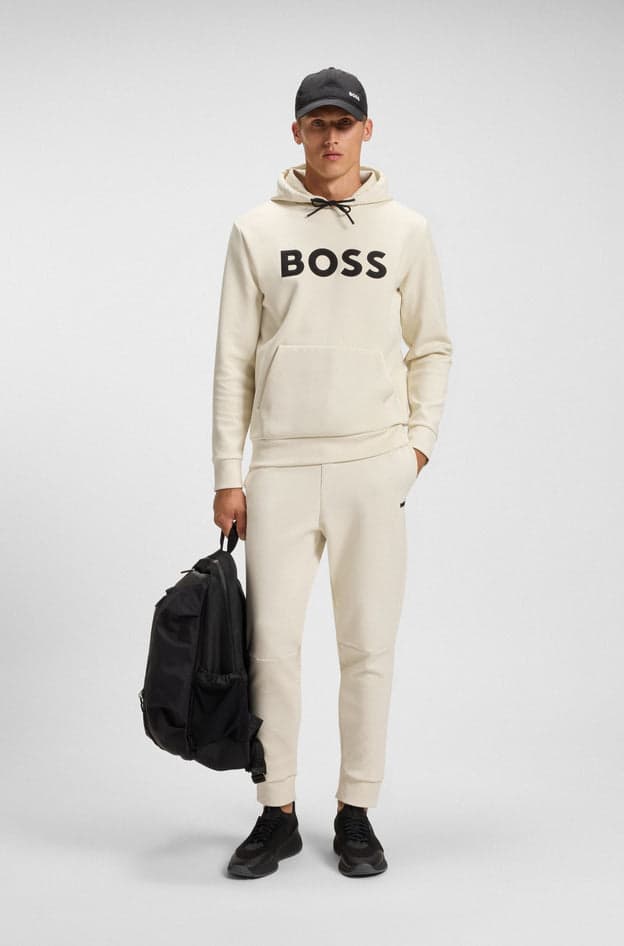 Hugo Boss felpa uomo bianco da uomo in Felpe senza cappuccio Drestige - Casamassima, commercioVirtuoso.it