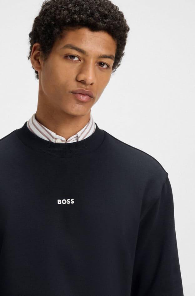 Hugo Boss felpa uomo blu scuro da uomo in Felpe con cappuccio Drestige - Casamassima, commercioVirtuoso.it