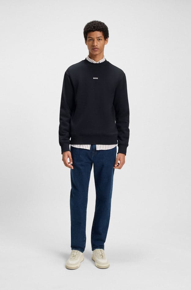Hugo Boss felpa uomo blu scuro da uomo in Felpe con cappuccio Drestige - Casamassima, commercioVirtuoso.it