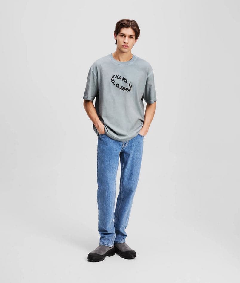 KARL LAGERFELD JEANS jeans uomo blu da uomo in Jeans Drestige - Casamassima, commercioVirtuoso.it