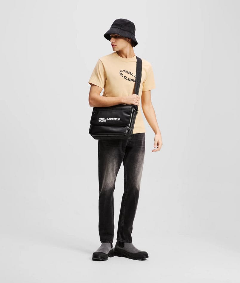 KARL LAGERFELD JEANS jeans uomo denim nero da uomo in Jeans Drestige - Casamassima, commercioVirtuoso.it