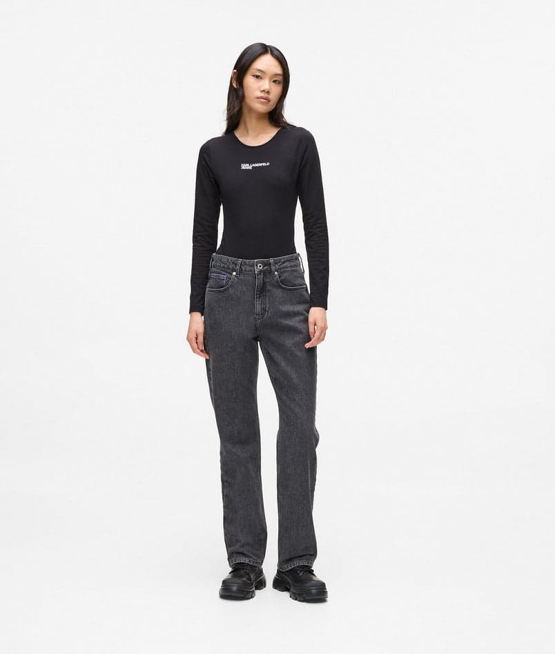 KARL LAGERFELD JEANS jeans donna nero da donna in Jeans Drestige - Casamassima, commercioVirtuoso.it