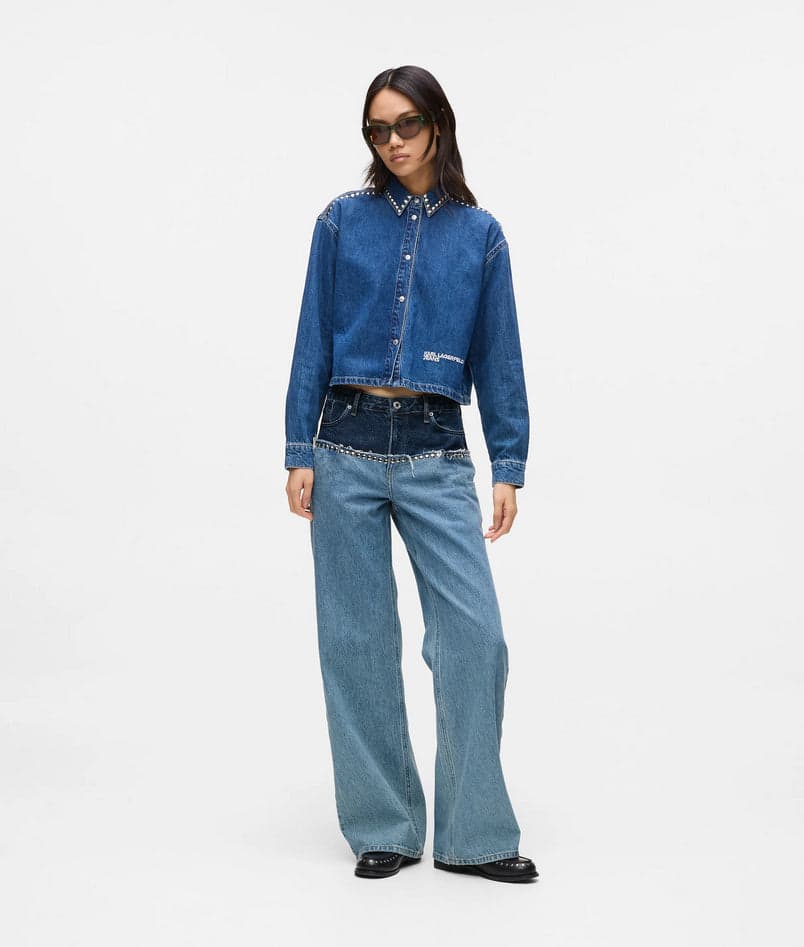 KARL LAGERFELD JEANS jeans donna blu da uomo in Jeans Drestige - Casamassima, commercioVirtuoso.it