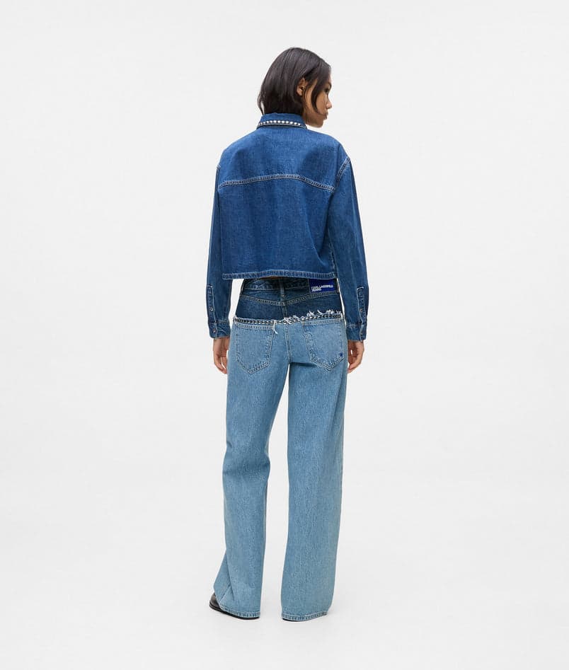 KARL LAGERFELD JEANS jeans donna blu da uomo in Jeans Drestige - Casamassima, commercioVirtuoso.it