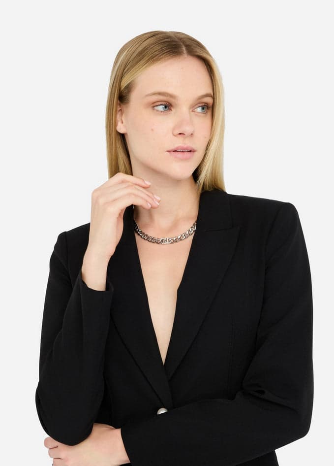 LIU JO blazer donna nero da uomo in Giacche da abito e blazer Drestige - Casamassima, commercioVirtuoso.it