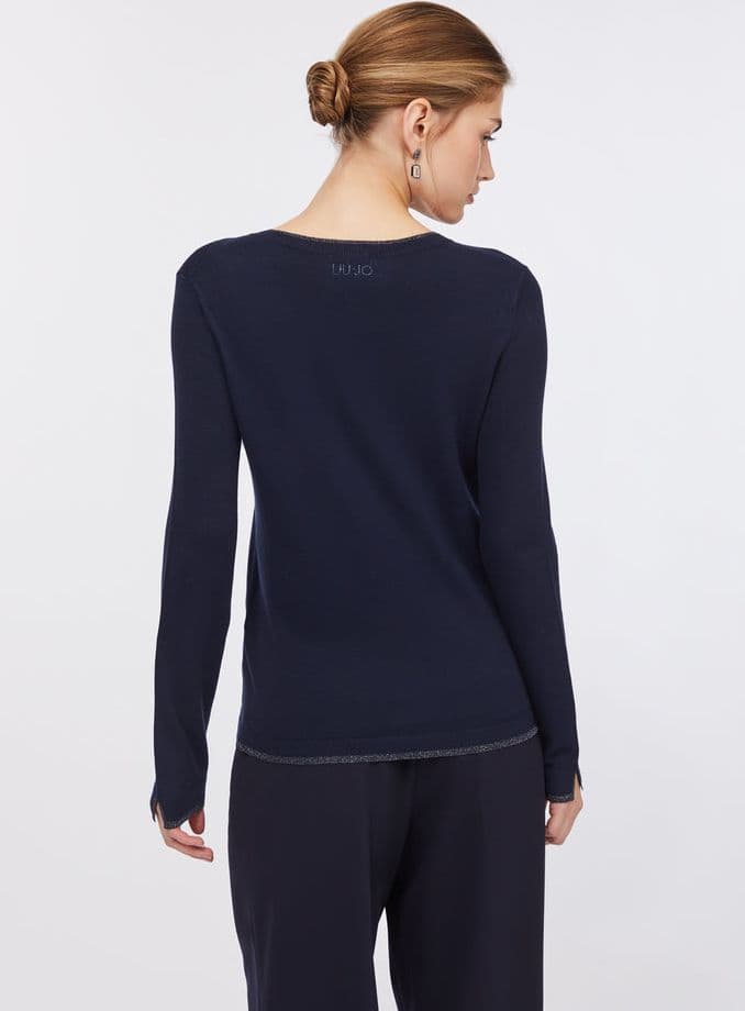 LIU JO maglia donna blu da donna in Maglioni Drestige - Casamassima, commercioVirtuoso.it