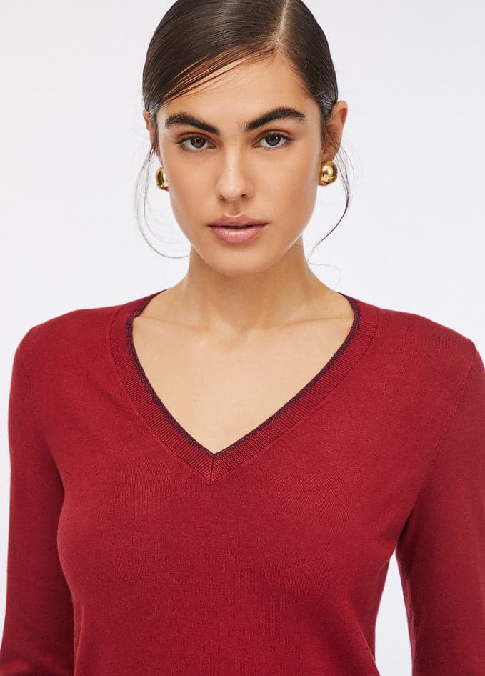 LIU JO maglia donna rosso da donna in Maglioni Drestige - Casamassima, commercioVirtuoso.it