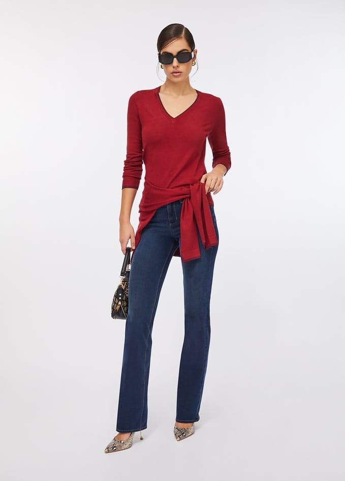 LIU JO maglia donna rosso da donna in Maglioni Drestige - Casamassima, commercioVirtuoso.it